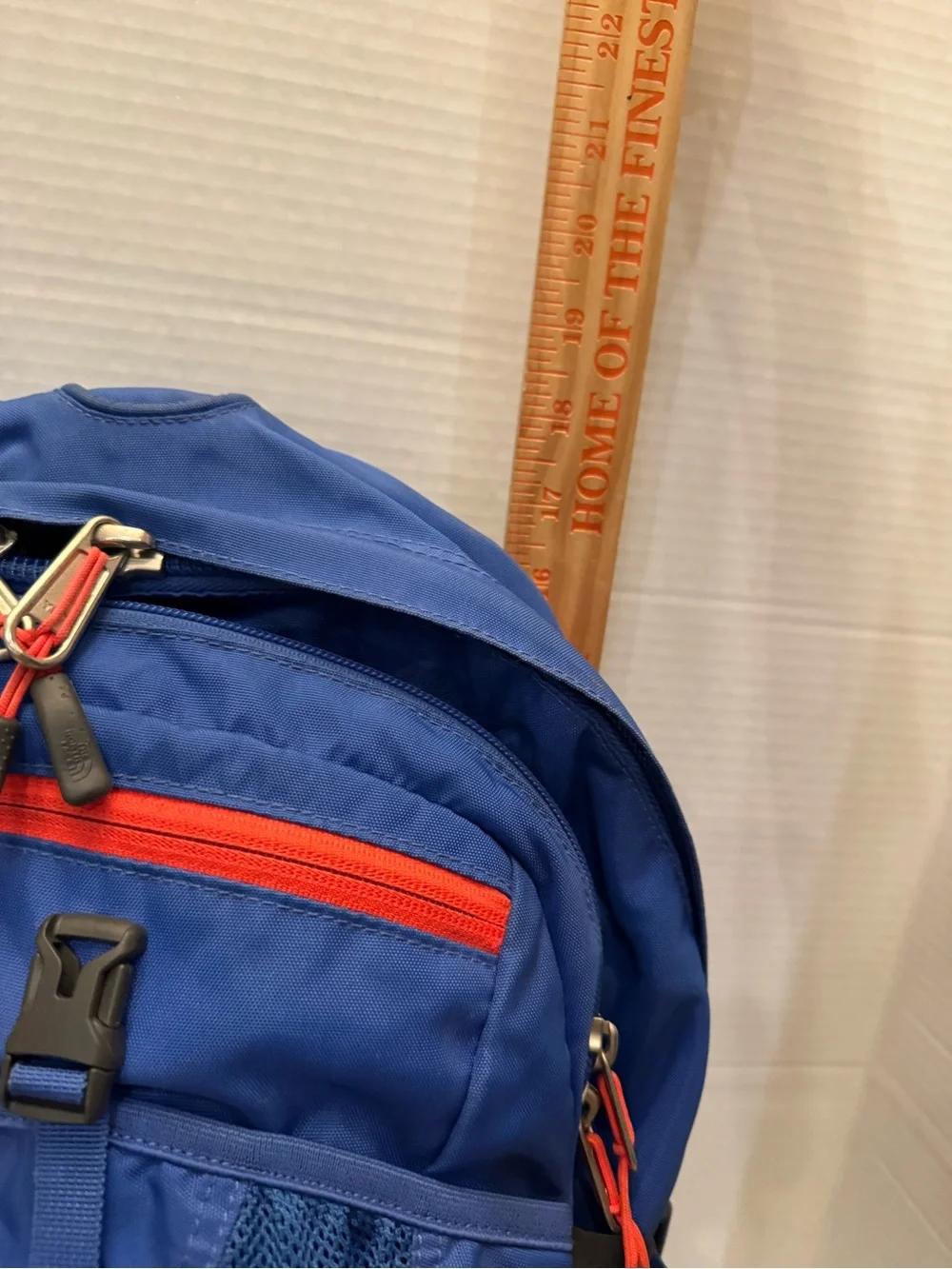 The North Face Recon Backpack Blue & Pink with Custom Embroidered H Logo